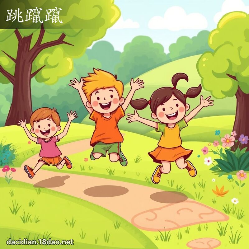 跳躥躥 - 國語大辭典配圖