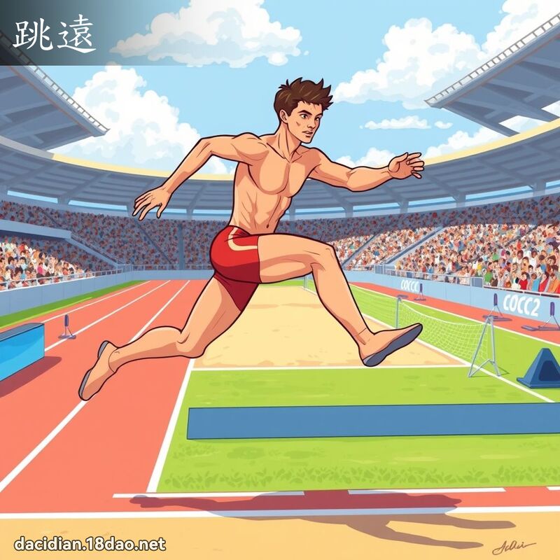跳遠 - 國語大辭典配圖