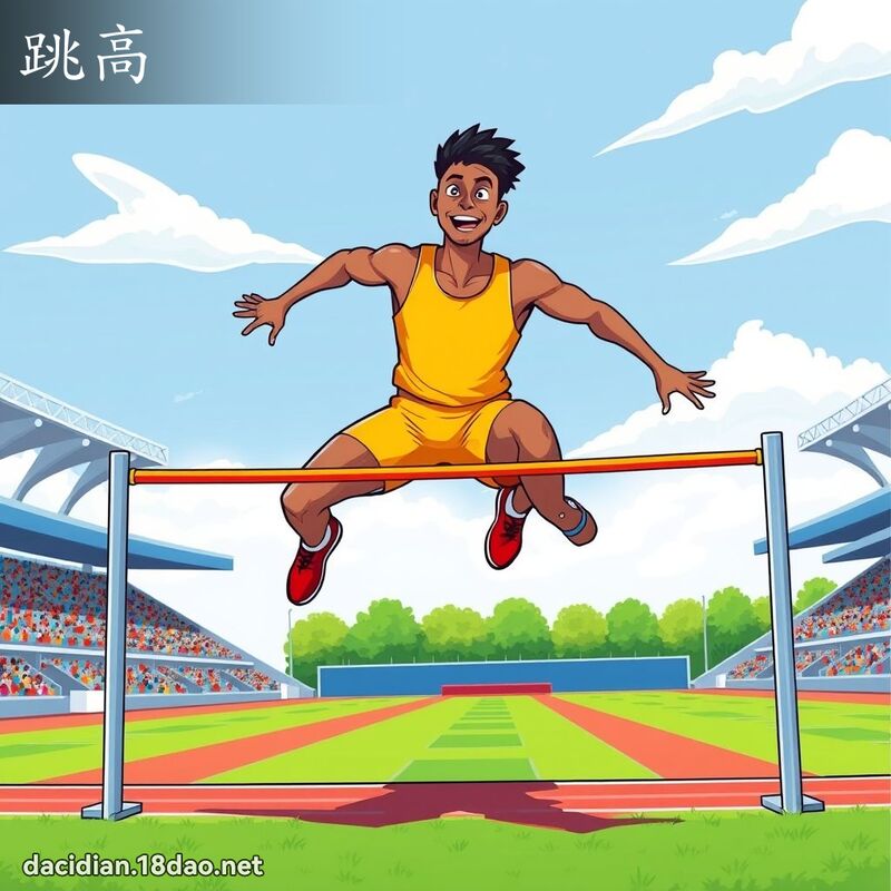 跳高 - 国语大辞典配图