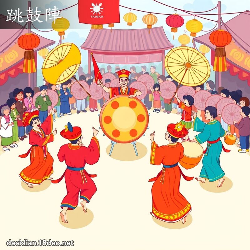 跳鼓阵 - 国语大辞典配图