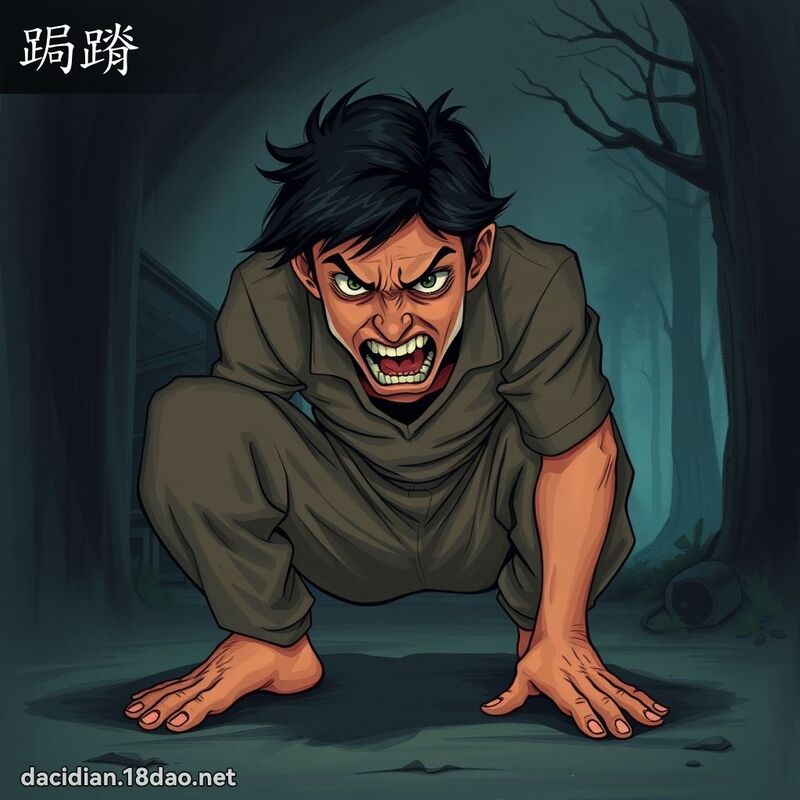 跼蹐 - 國語大辭典配圖