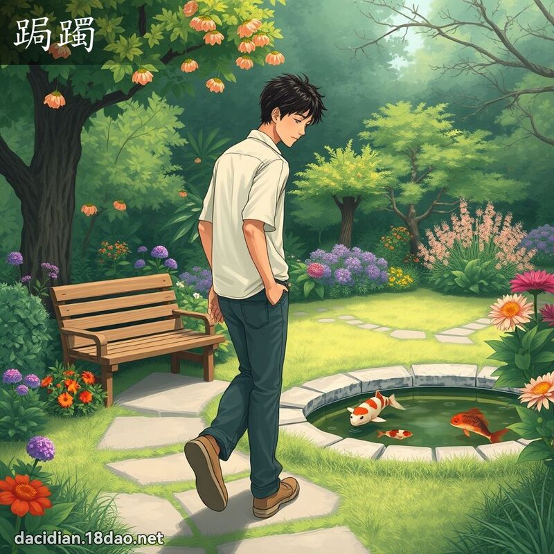 跼躅 - 国语大辞典配图