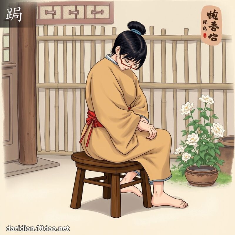 跼 - 国语大辞典配图