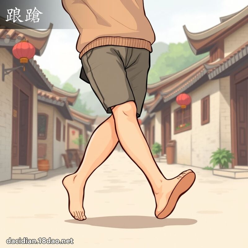 踉蹌 - 国语大辞典配图