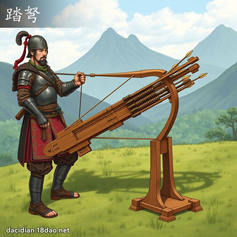 踏弩 - 國語大辭典配圖