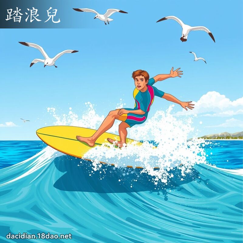 踏浪兒 - 國語大辭典配圖