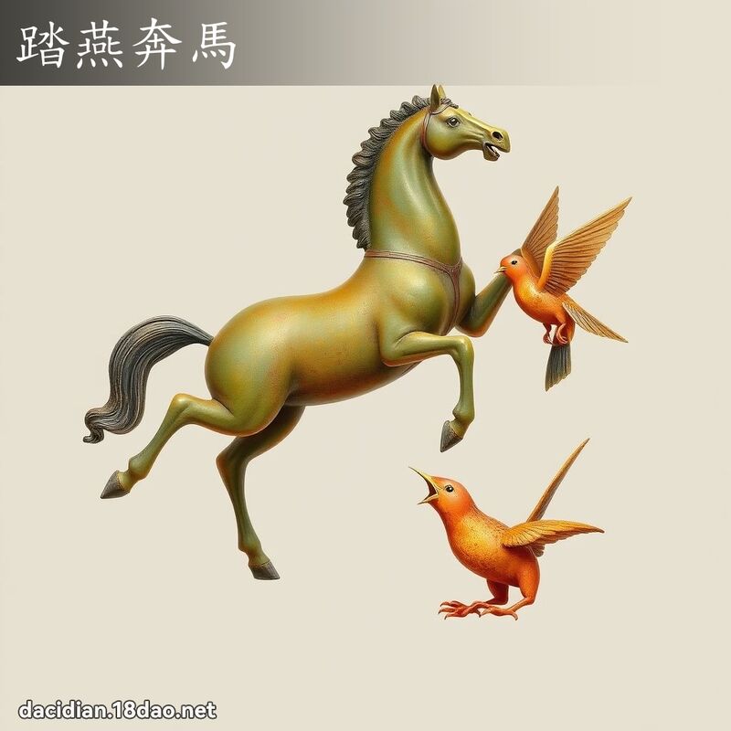 踏燕奔马 - 国语大辞典配图