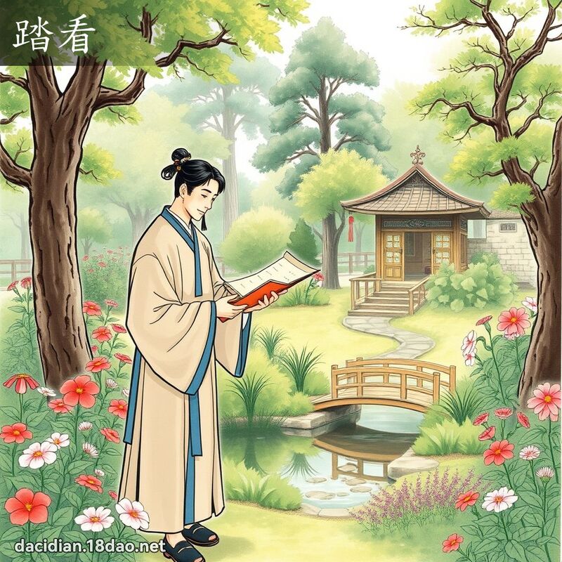 踏看 - 国语大辞典配图