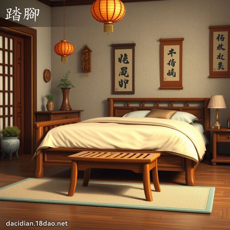 踏脚 - 国语大辞典配图
