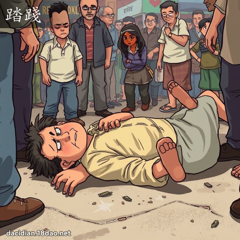 踏踐 - 國語大辭典配圖