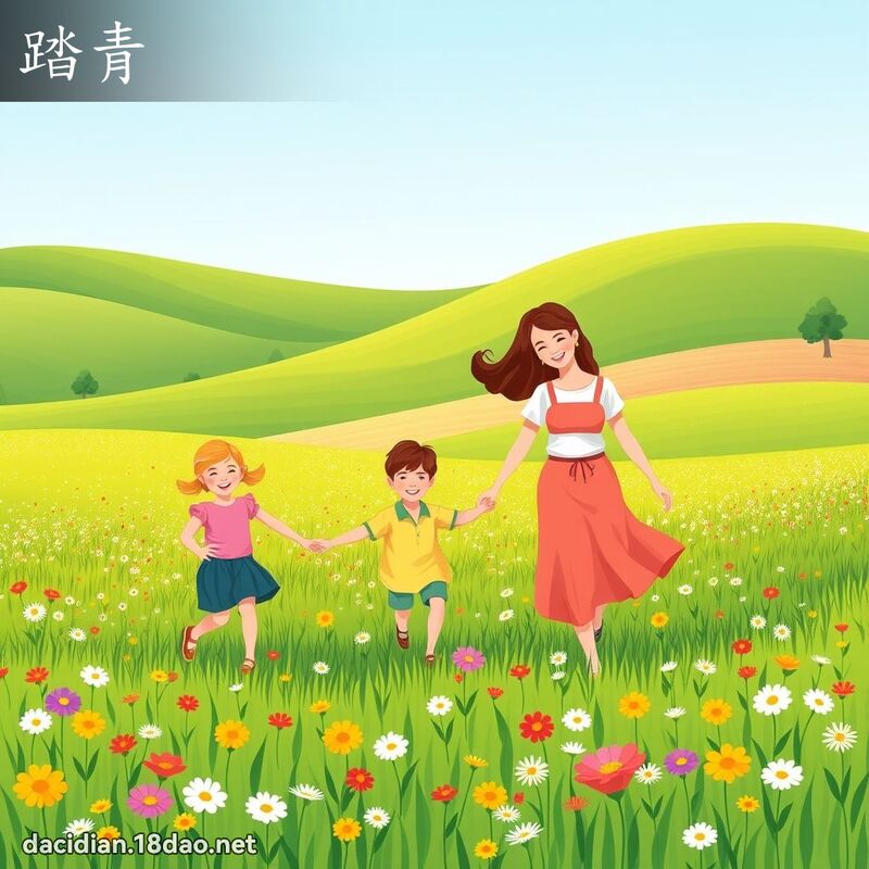 踏青 - 国语大辞典配图