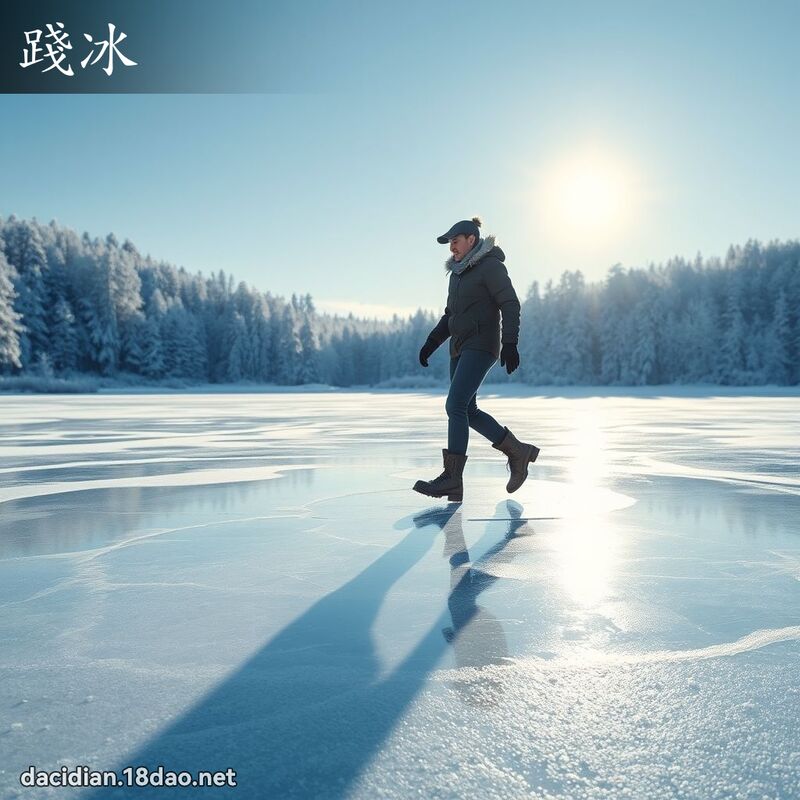 踐冰 - 國語大辭典配圖