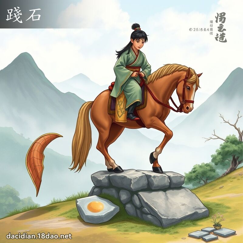 踐石 - 國語大辭典配圖