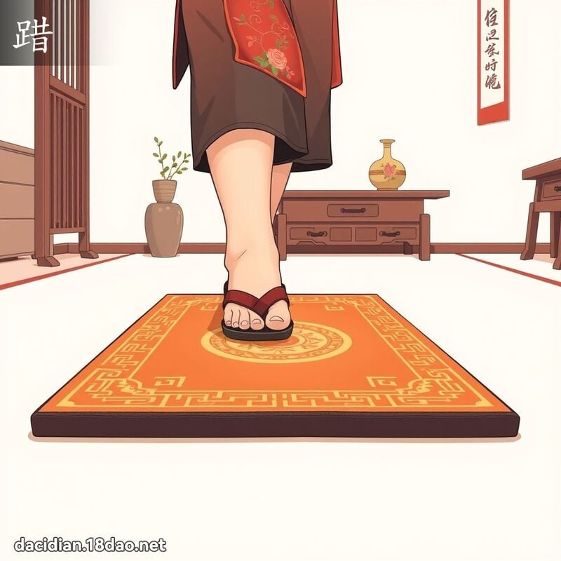 汉字: 踖 (多音字)