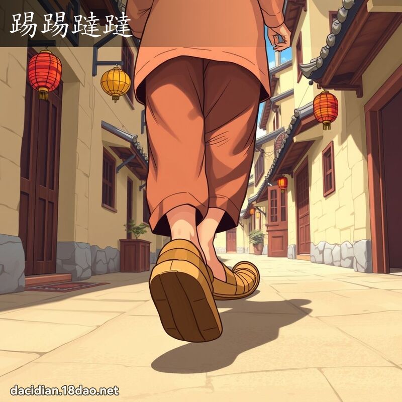 踢踢躂躂 - 國語大辭典配圖
