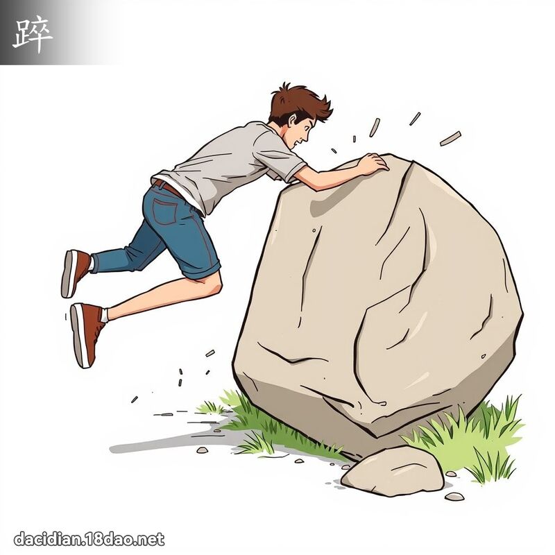 踤 - 国语大辞典配图