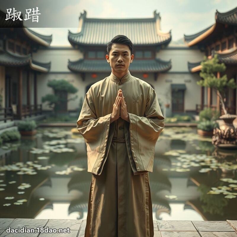 踧踖 - 國語大辭典配圖