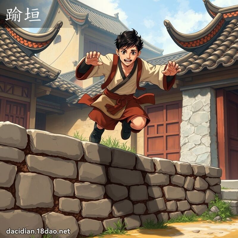 踰垣 - 国语大辞典配图