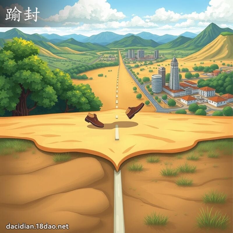 踰封 - 國語大辭典配圖
