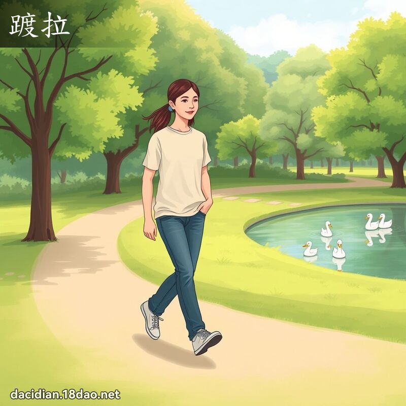 踱拉 - 國語大辭典配圖