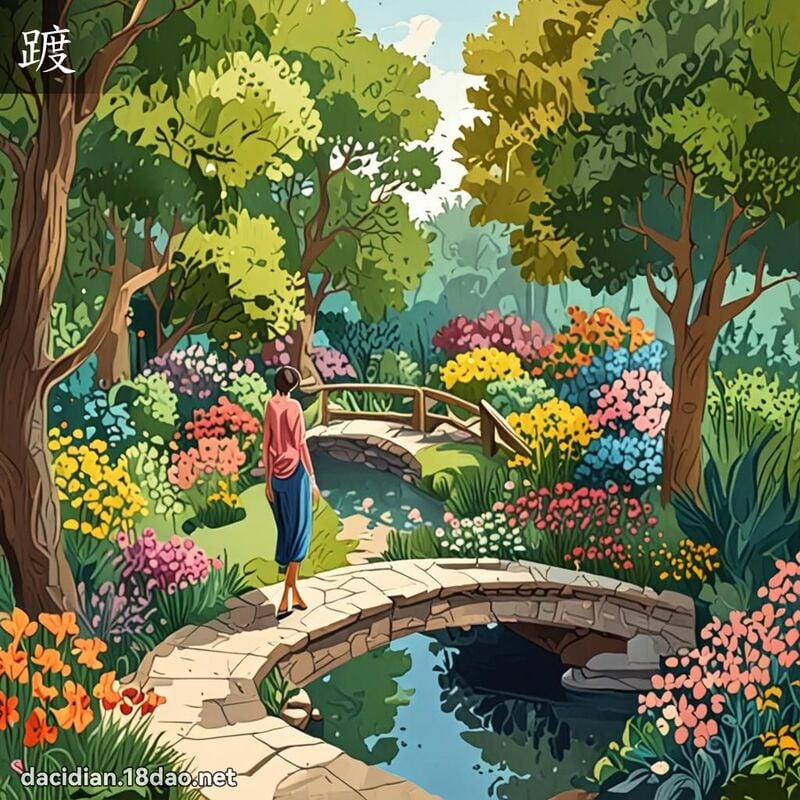 踱 - 國語大辭典配圖