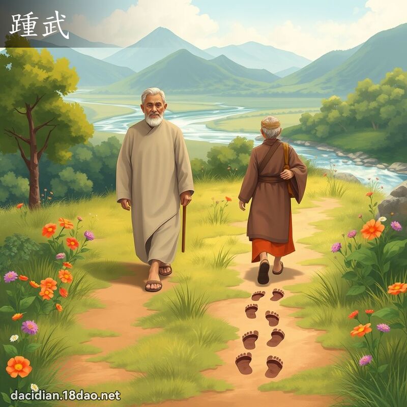 踵武 - 国语大辞典配图