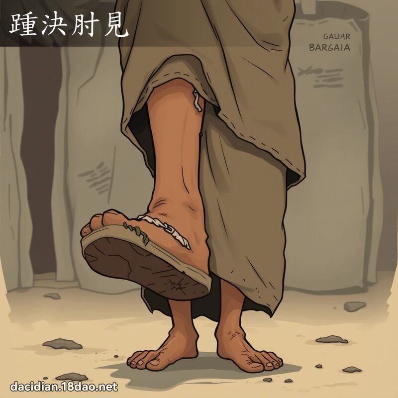 踵決肘見 - 國語大辭典配圖