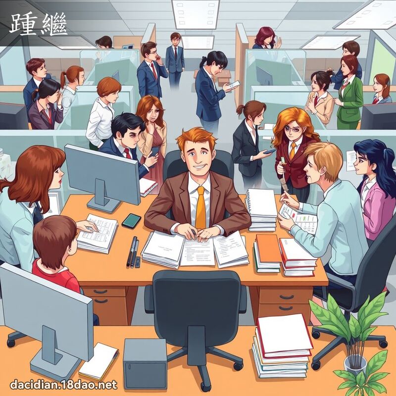 踵继 - 国语大辞典配图