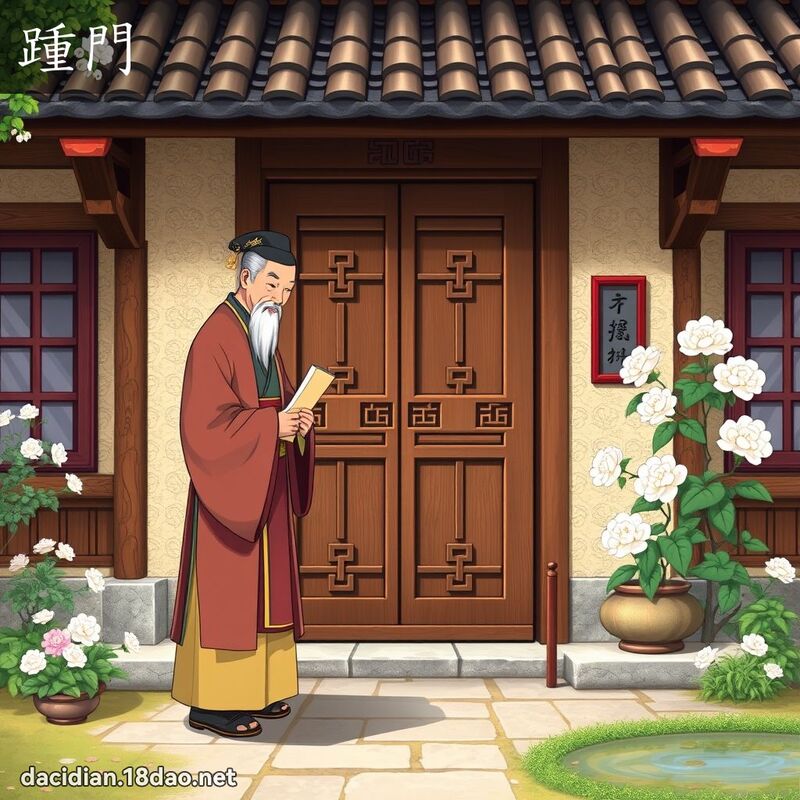 踵門 - 國語大辭典配圖