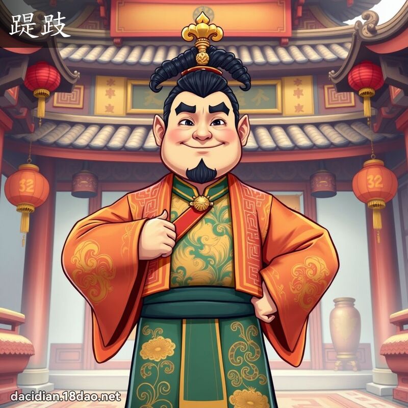 踶跂 - 国语大辞典配图