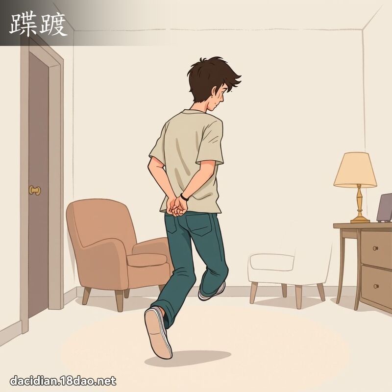 蹀踱 - 国语大辞典配图