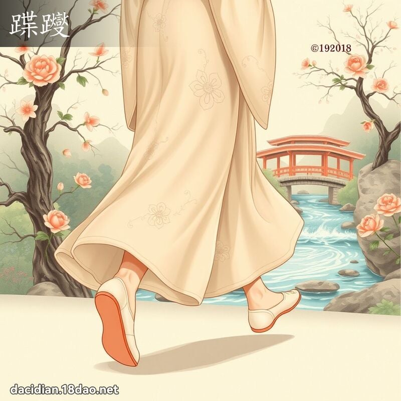 蹀躞 - 国语大辞典配图