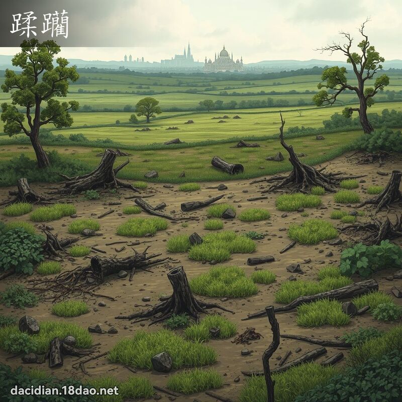 蹂躪 - 國語大辭典配圖