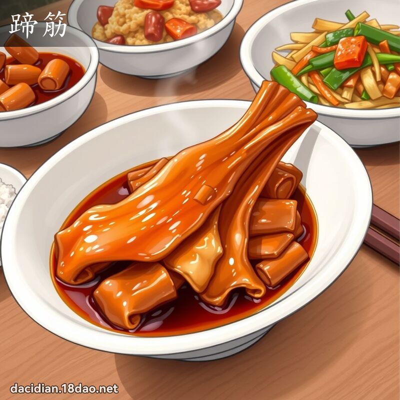 蹄筋 - 國語大辭典配圖