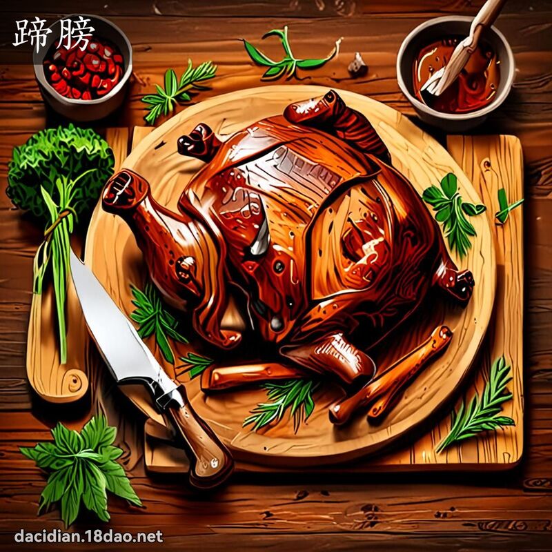 蹄膀 - 國語大辭典配圖