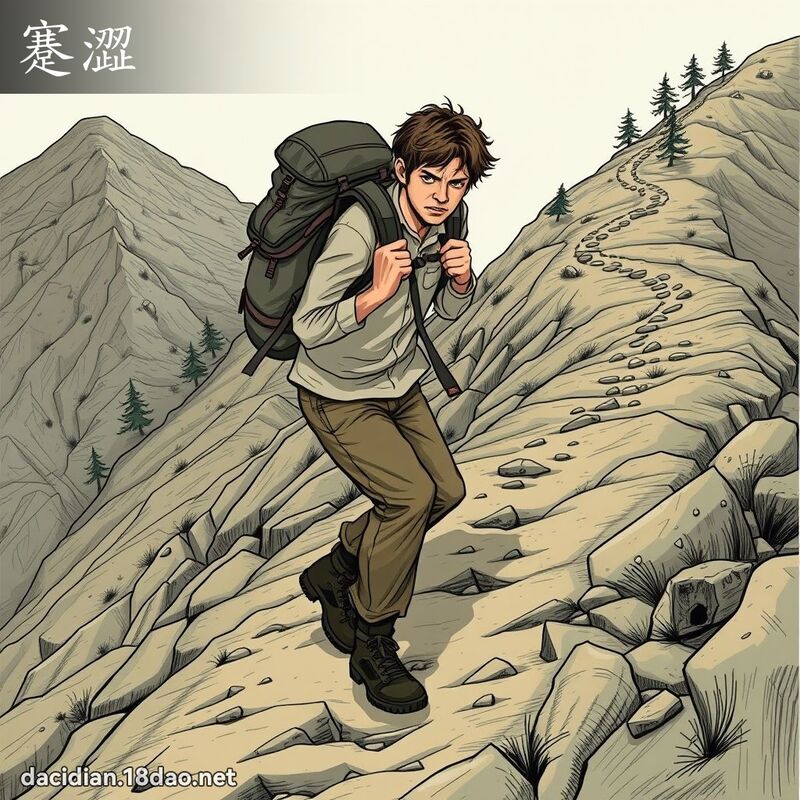 蹇澀 - 國語大辭典配圖