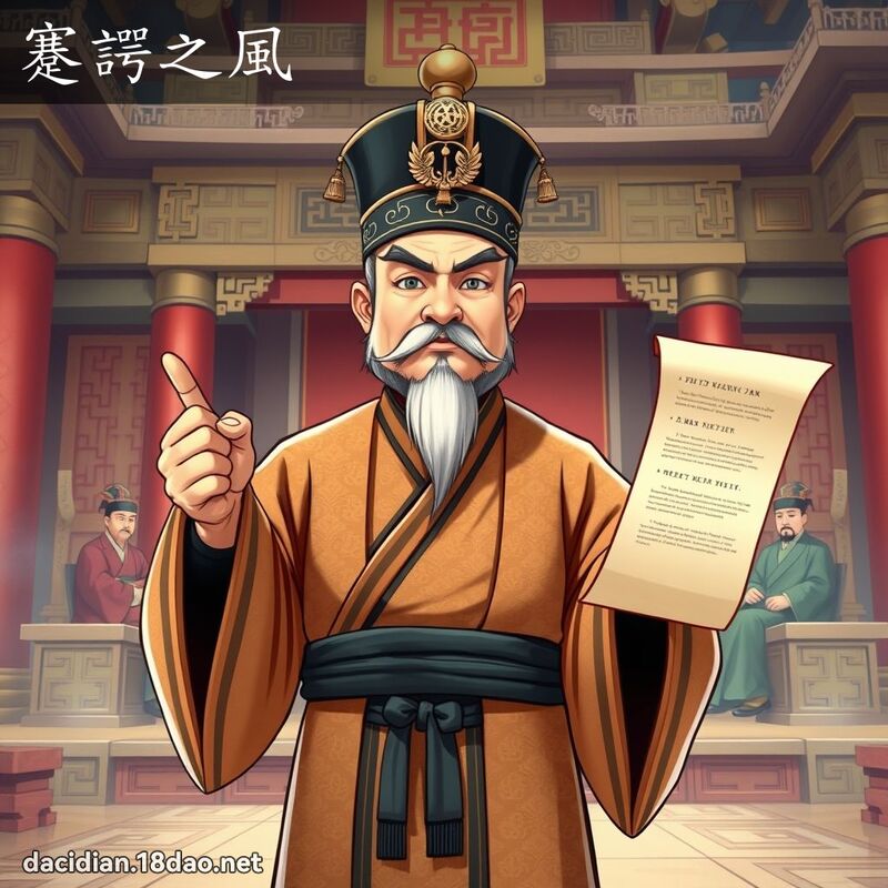 蹇諤之風 - 國語大辭典配圖