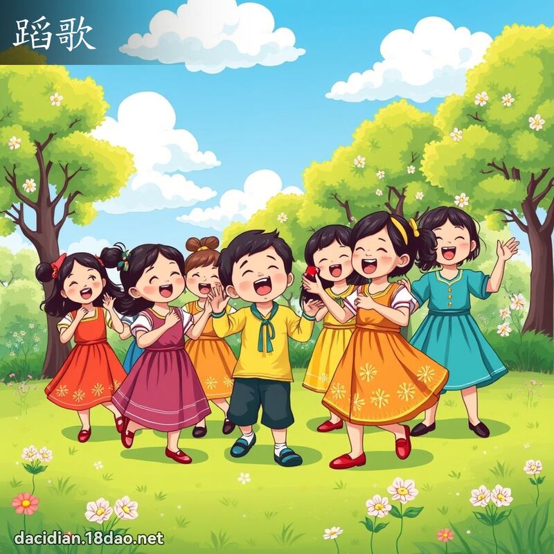 蹈歌 - 国语大辞典配图