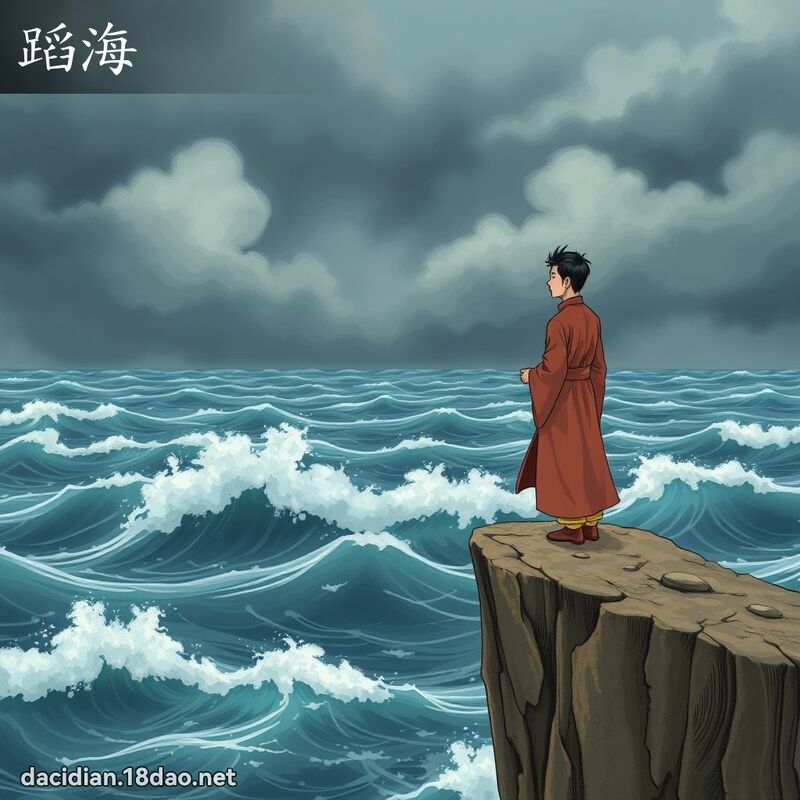 蹈海 - 国语大辞典配图
