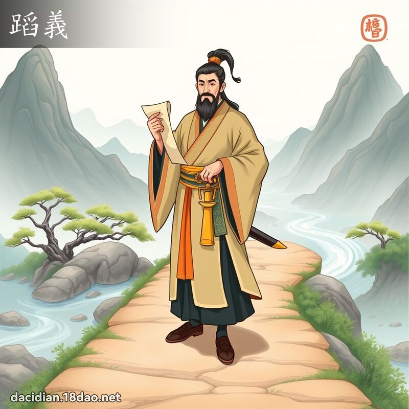 蹈義 - 國語大辭典配圖