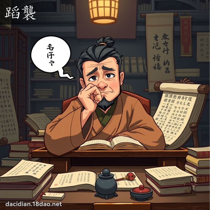 蹈袭 - 国语大辞典配图