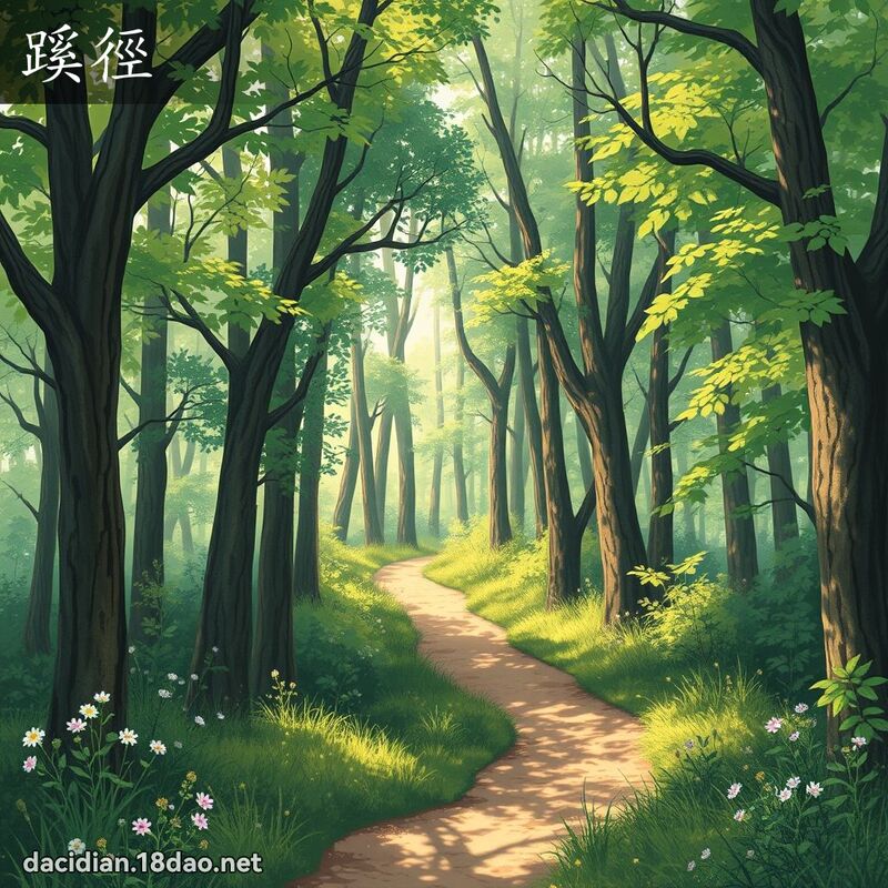 蹊径 - 国语大辞典配图