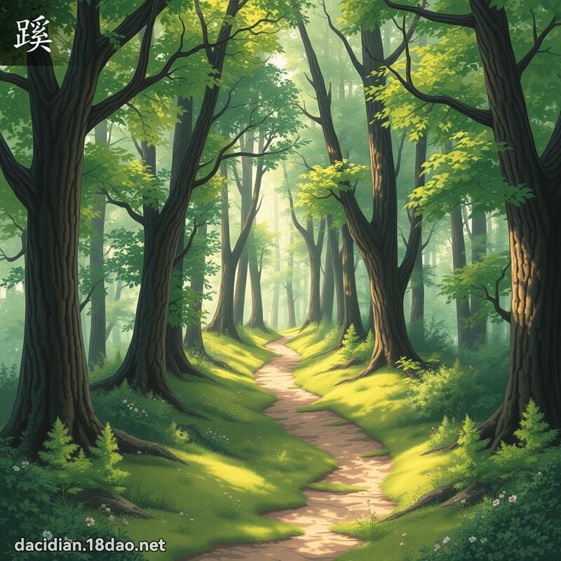 蹊 - 國語大辭典配圖