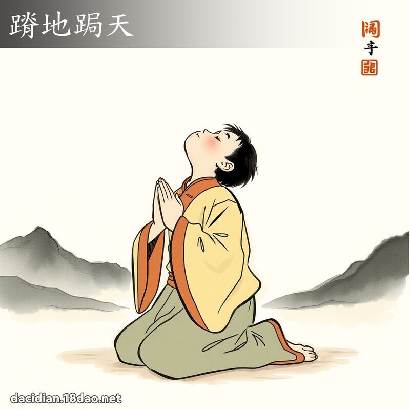 蹐地跼天 - 国语大辞典配图