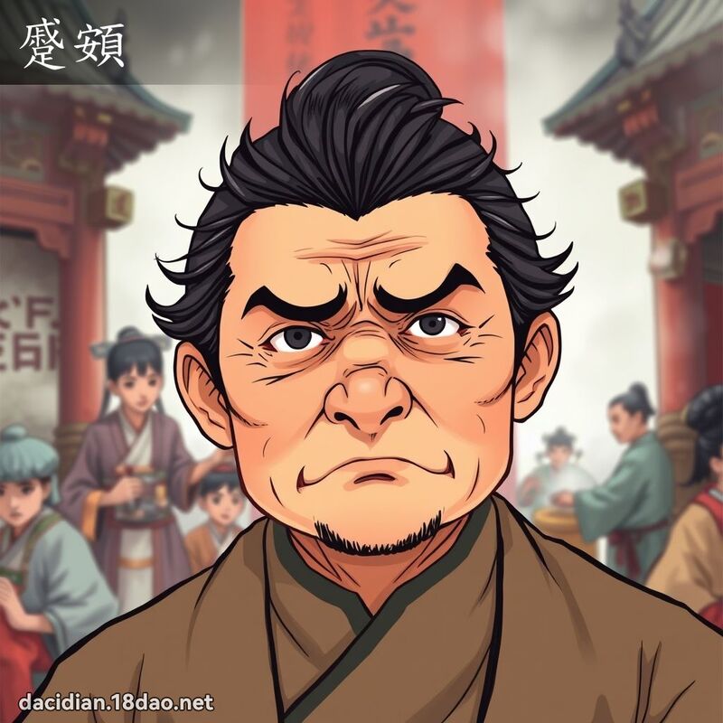 蹙頞 - 国语大辞典配图