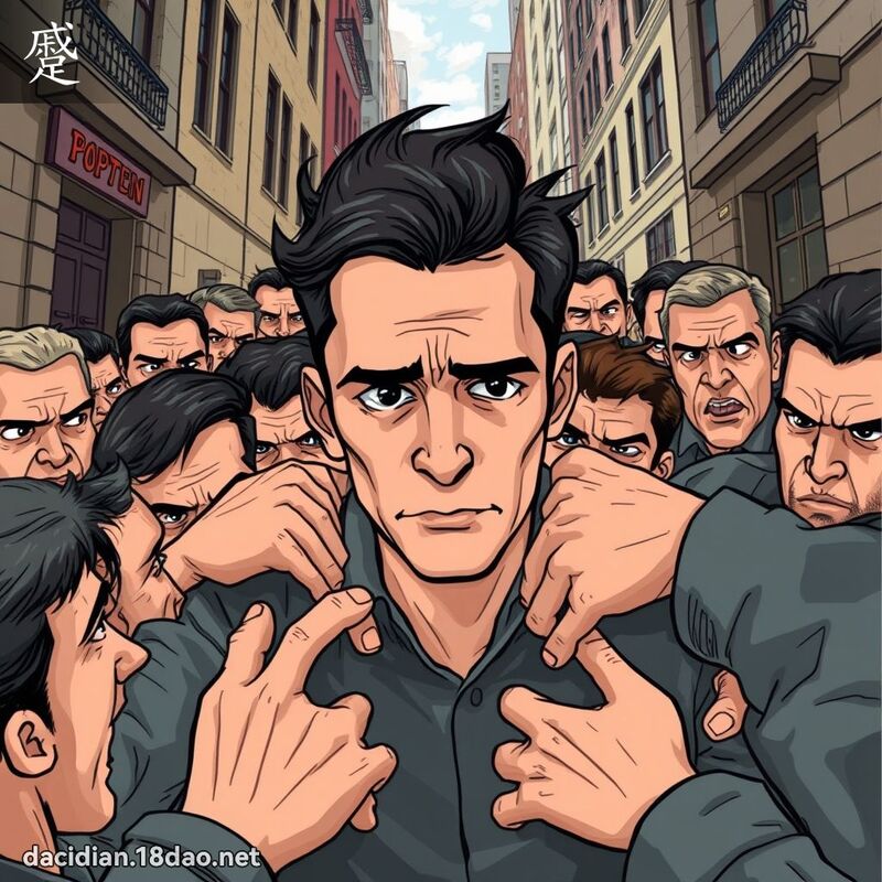 蹙 - 國語大辭典配圖