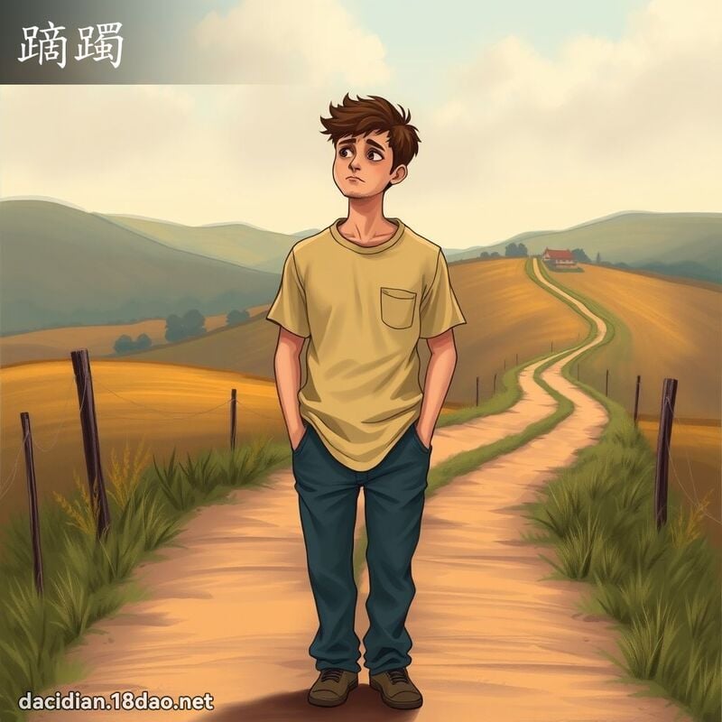 蹢躅 - 國語大辭典配圖