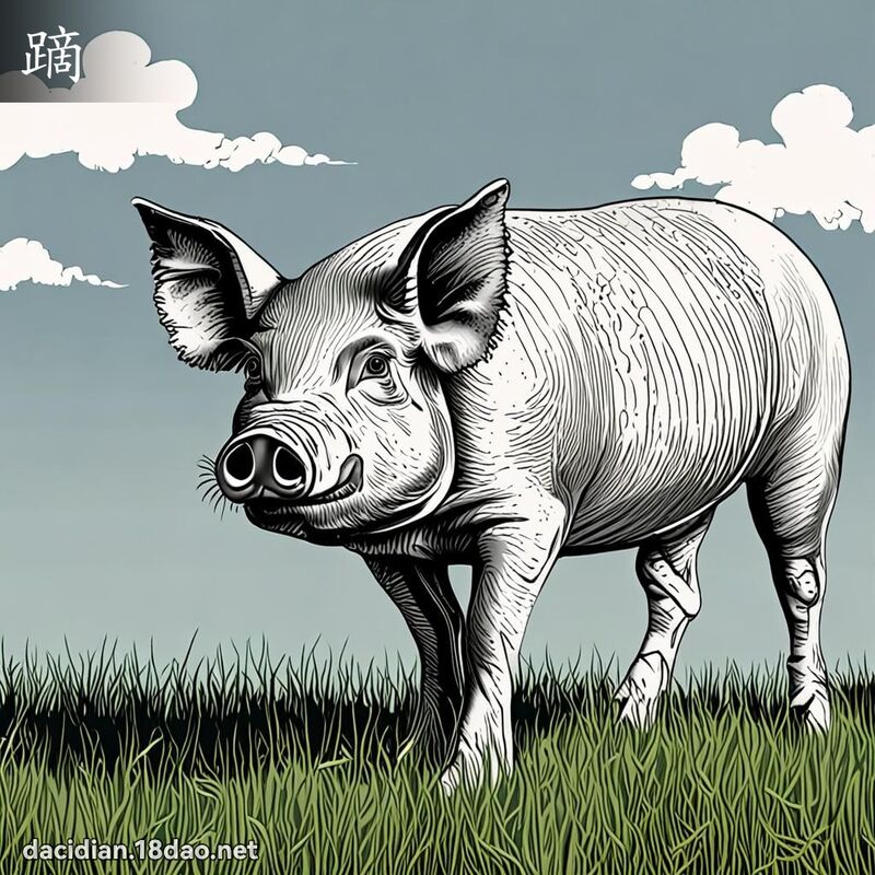 漢字: 蹢 (多音字)