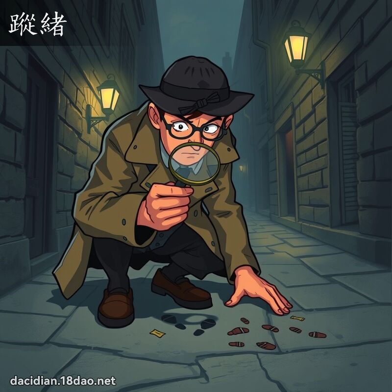 蹤緒 - 國語大辭典配圖