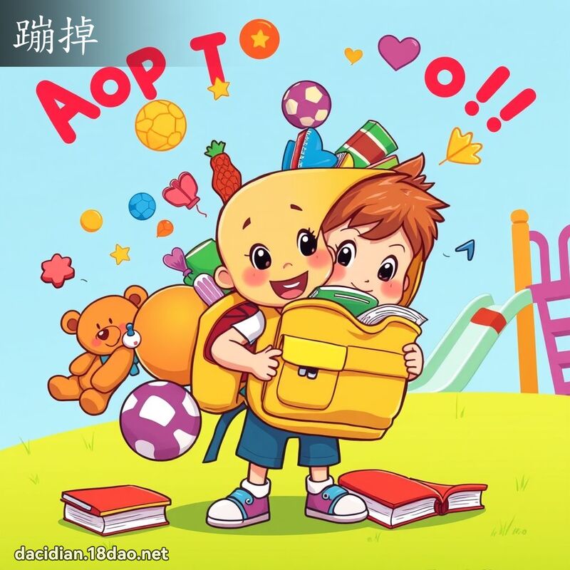 蹦掉 - 國語大辭典配圖